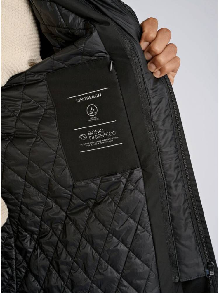 Mac coat w. detachable collar