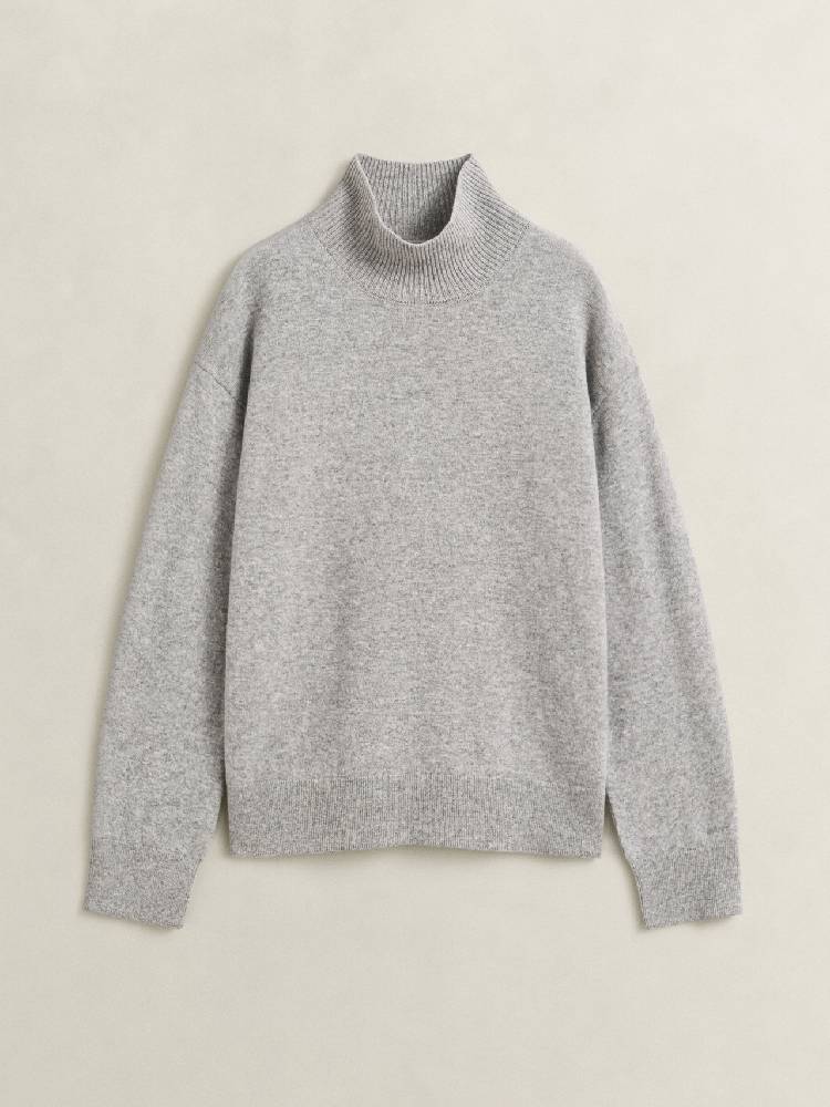 Superfine Lambswool Mockneck