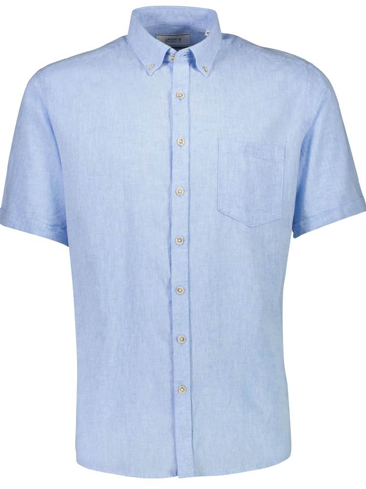 Cotton/linen shirt S/S