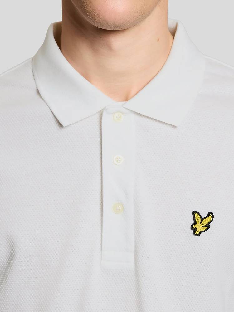 Popcorn Jacquard Polo Shirt