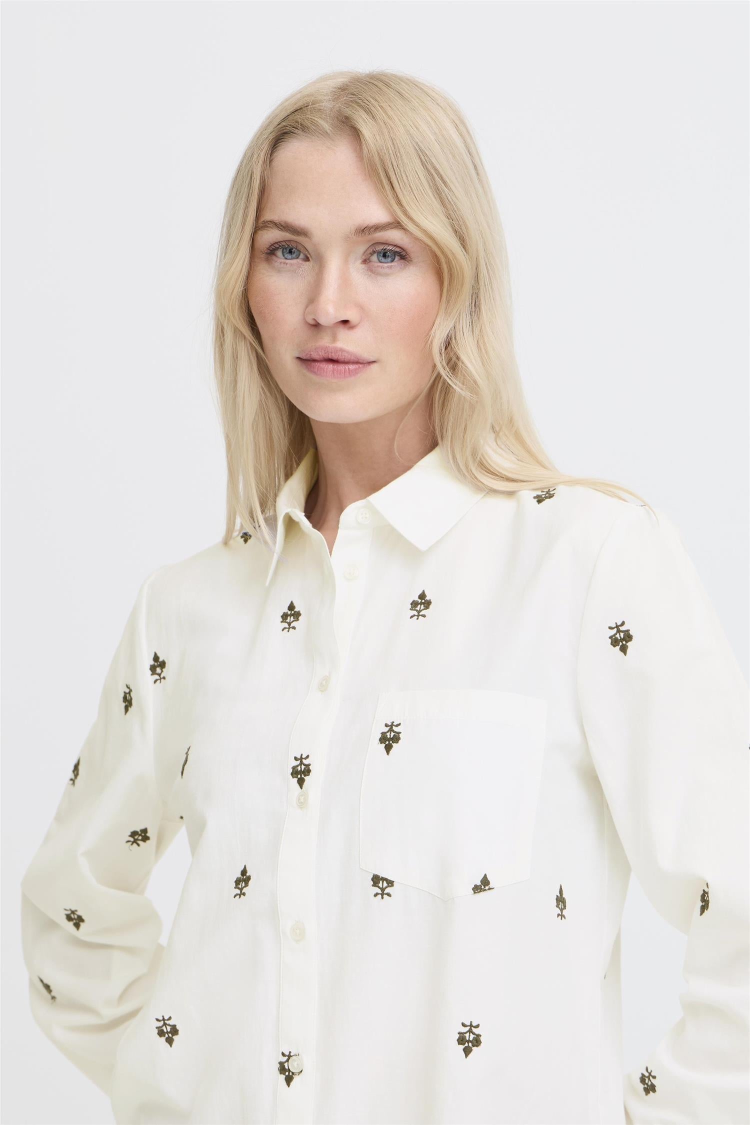 Byhilou Emb Shirt