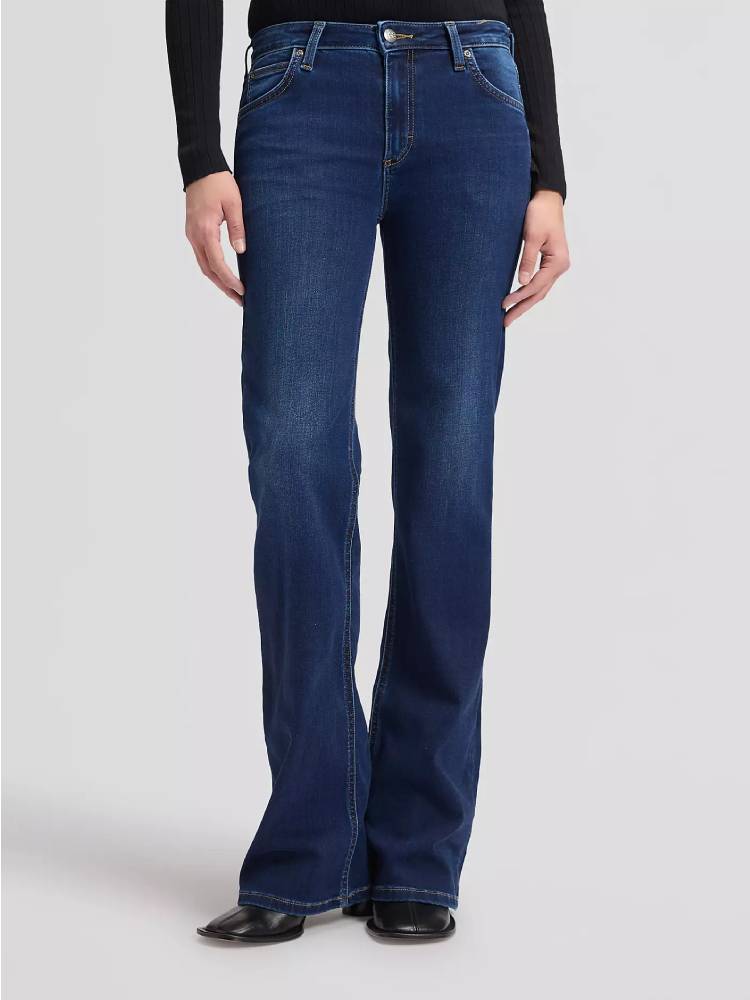 Lana Mid Rise Bootcut Jeans