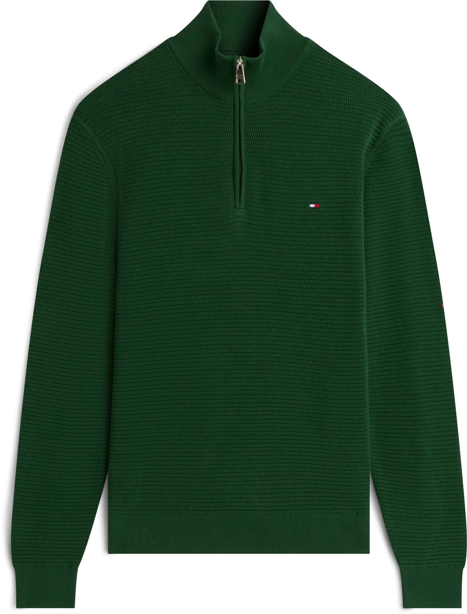 Seasonal Structure Zip Mock