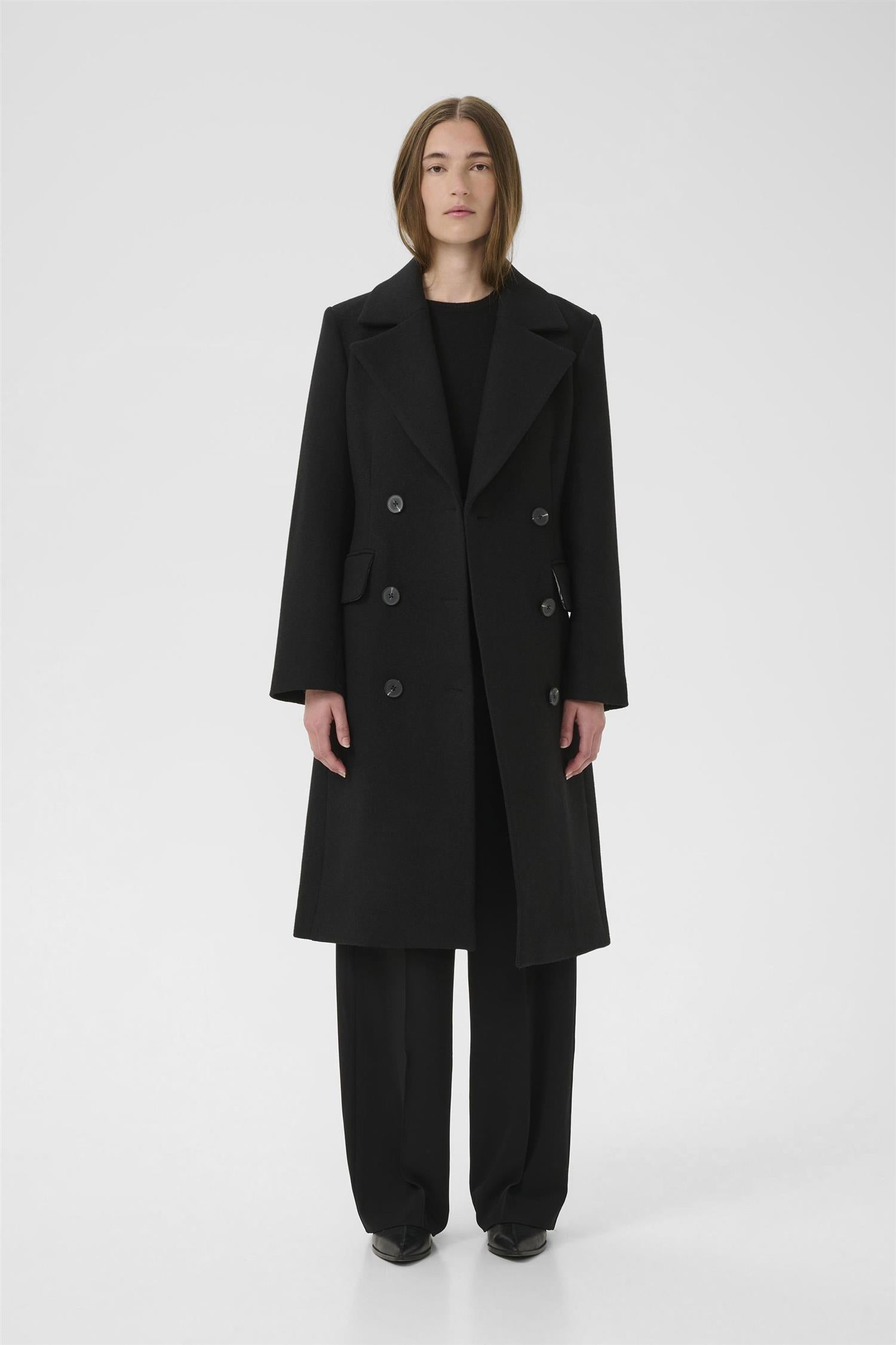 Thoraiw Lapel Coat R