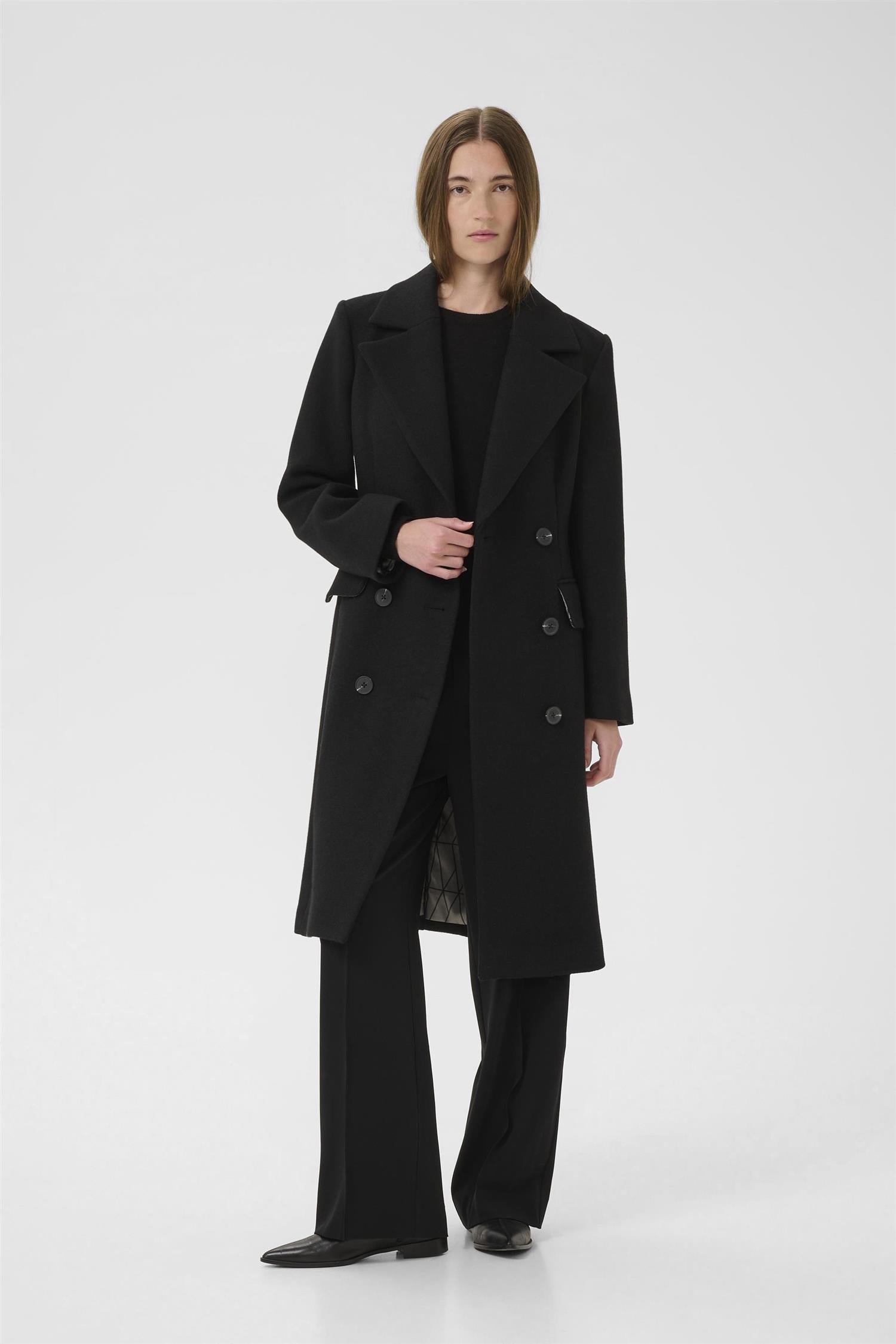 Thoraiw Lapel Coat R