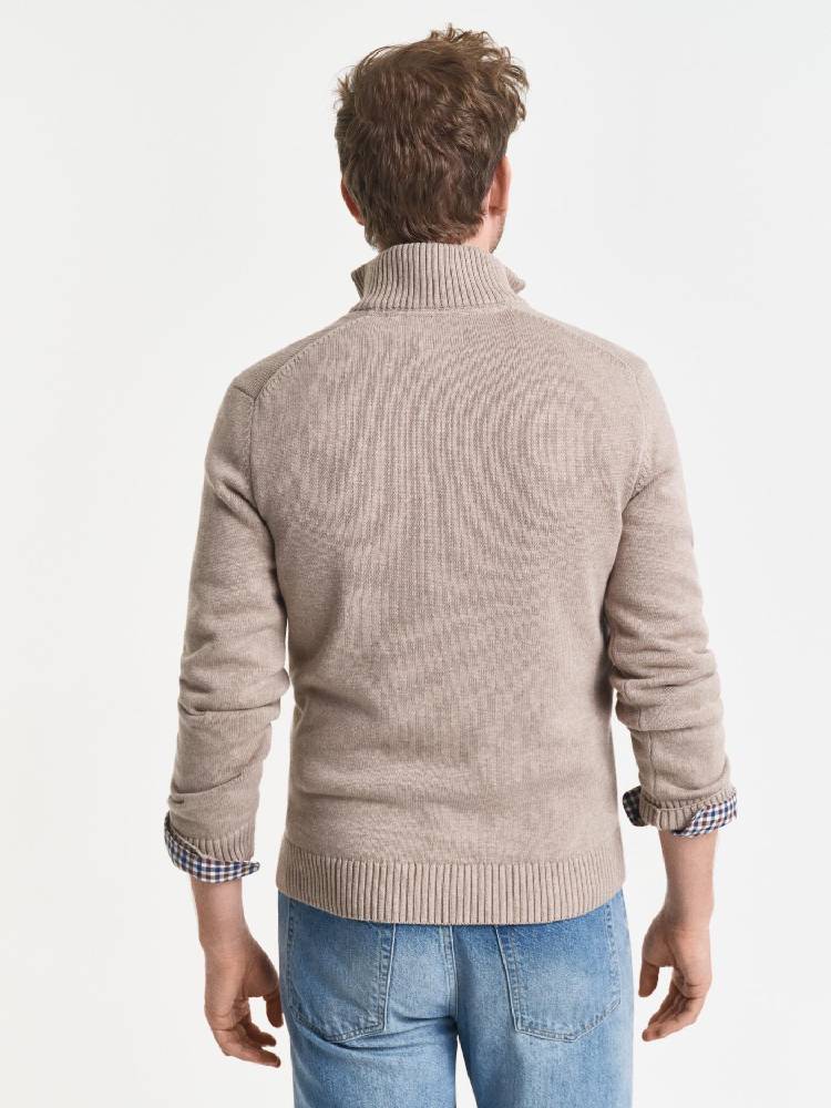 Casual Cotton Half Zip