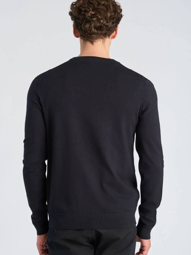 Soft Viscose Blend O-Neck Knit