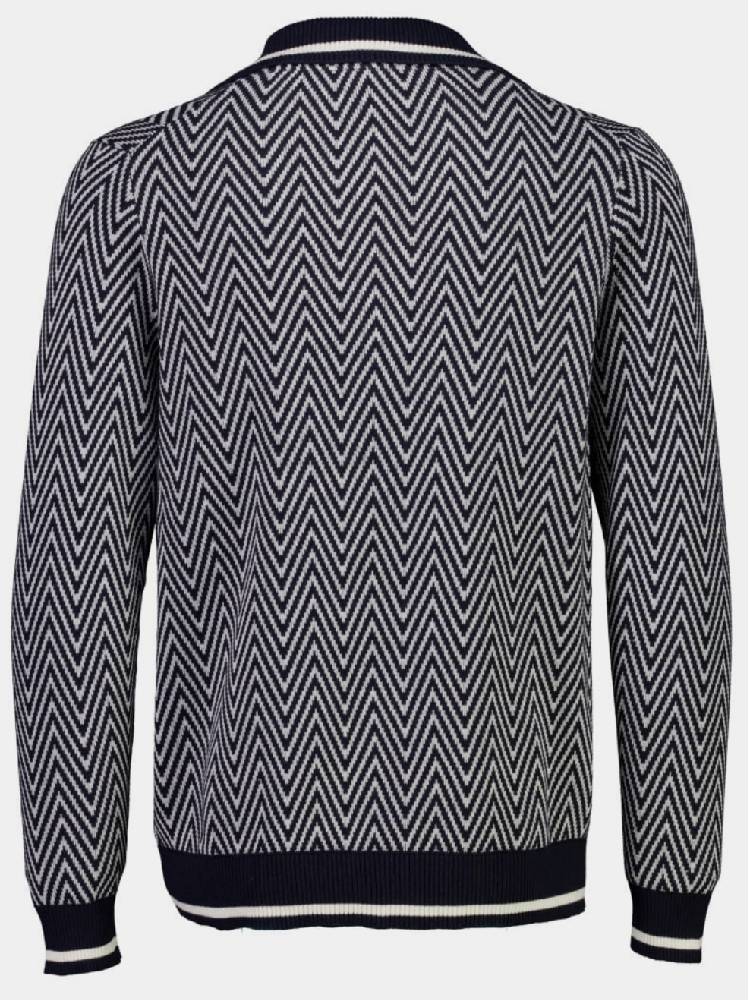 V-neck L/S polo