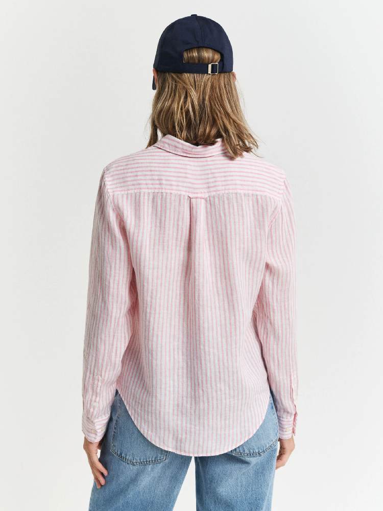 REG LINEN STRIPED SHIRT