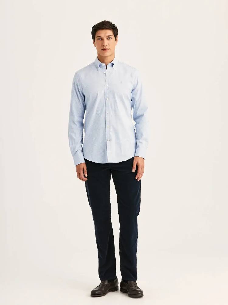 Watts Stretch Flannel Shirt-Slim Fit