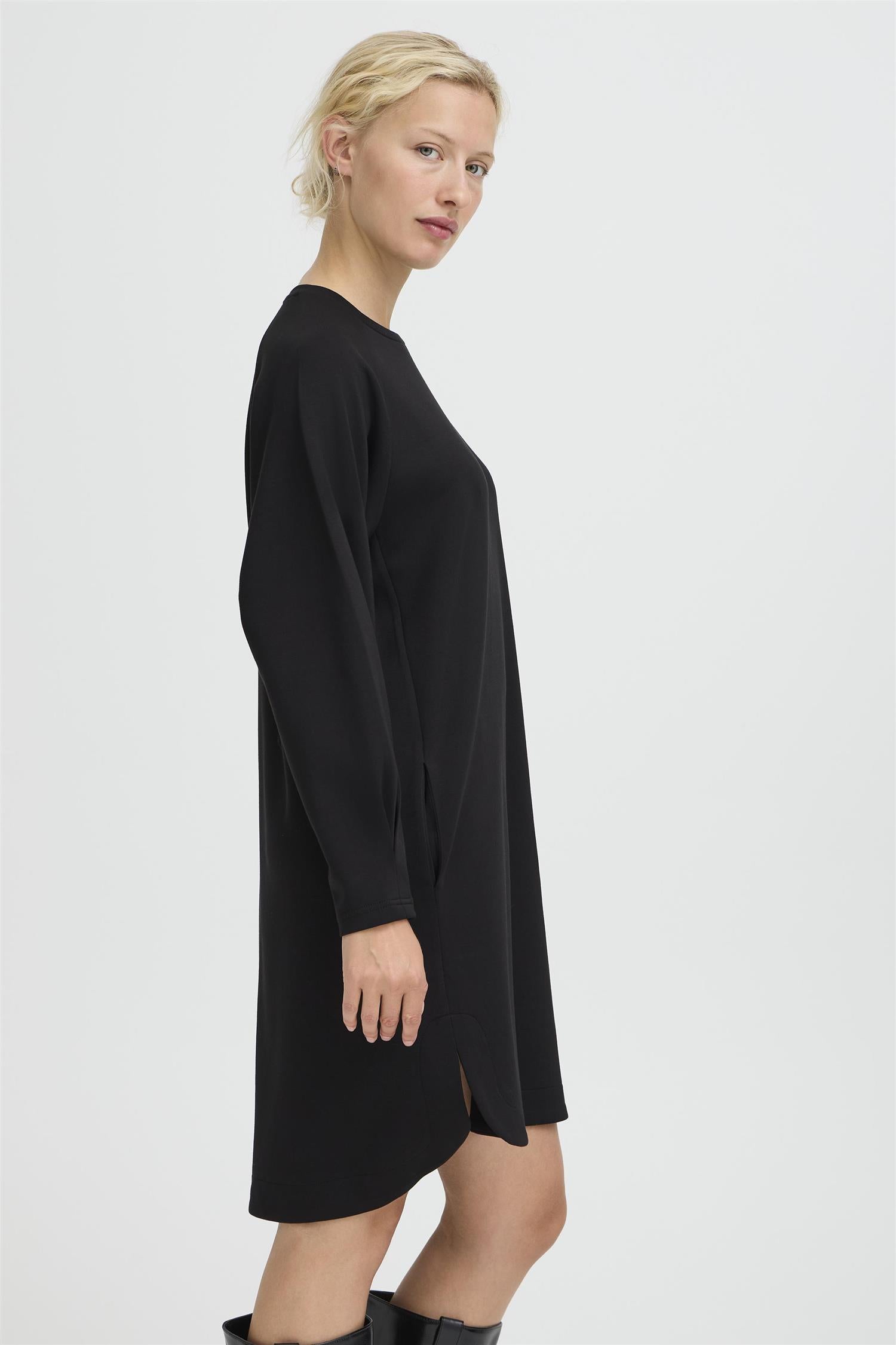 Bypusti Ls Pleat Dress