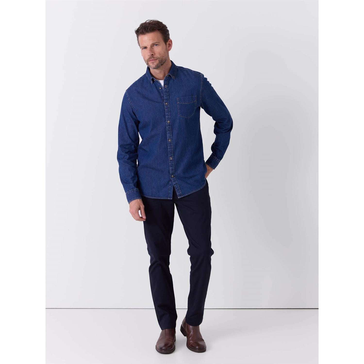 Chambray Skjorte