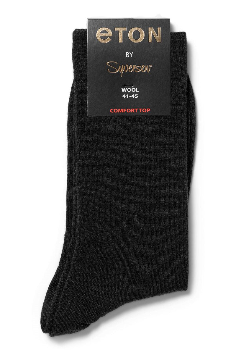 Eton Wool Plain Comfort Top Black 41-45