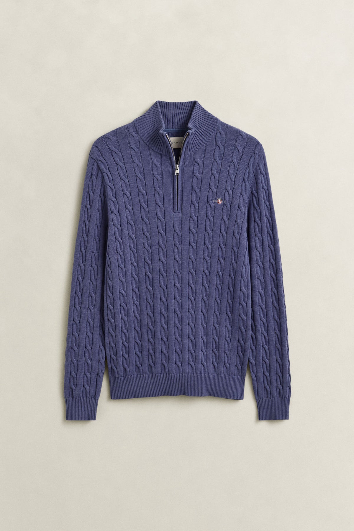 Cable Knit Half-Zip Sweater