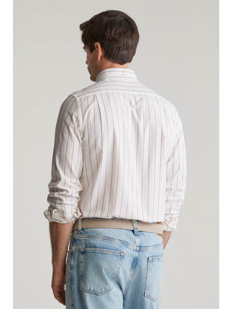 SLIM OXFORD STRETCH STRIPE SHIRT