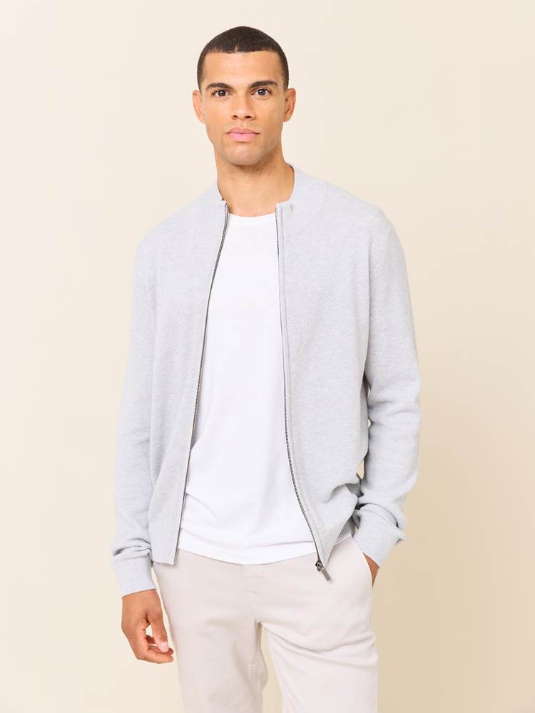 Terry cardigan