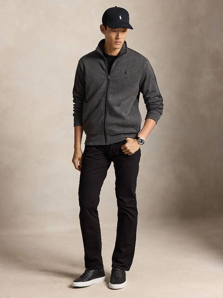 KNIT-FULL ZIP-SWEATSHIRT