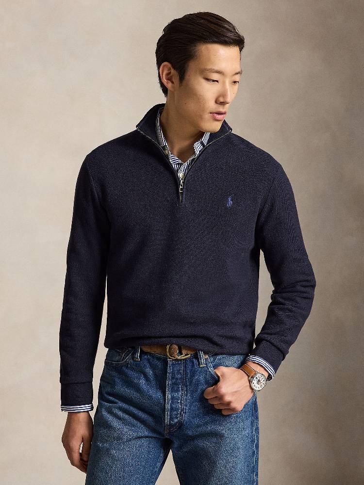 SWEATER-HALF ZIP