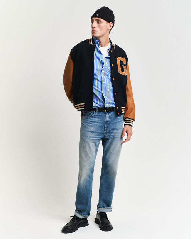 REG CLASSIC POPLIN STRIPE SHIRT