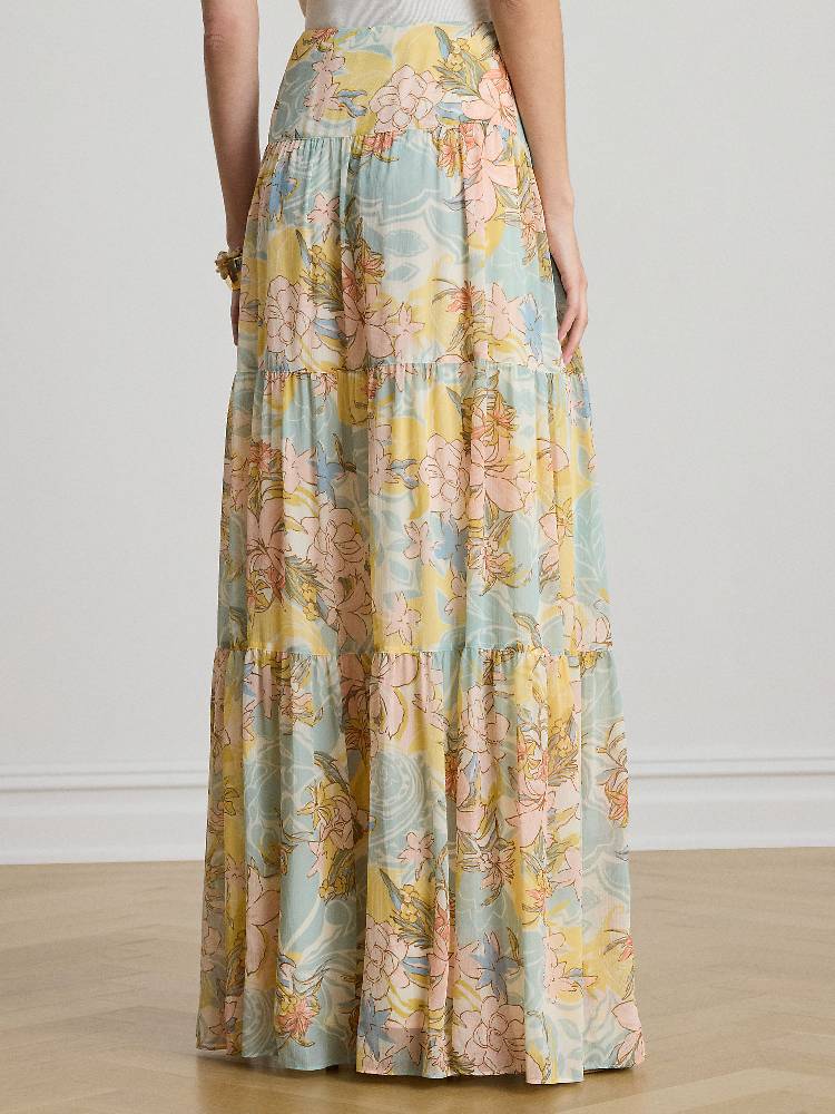WOVEN-A LINE-SKIRT