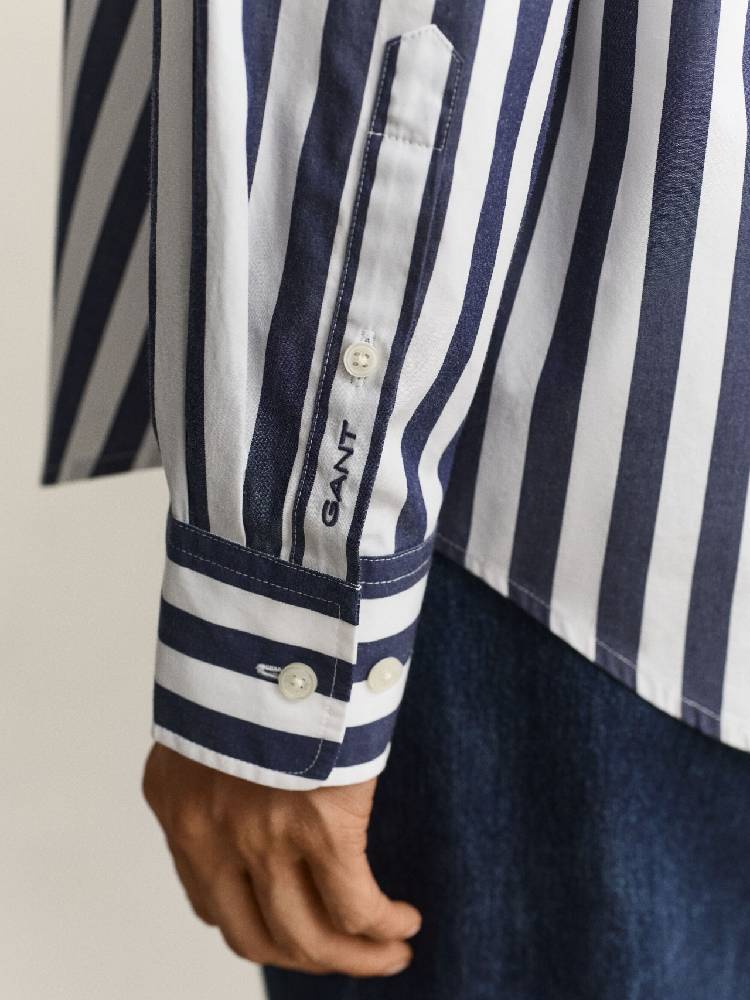 Rel Striped Classic Poplin Shirt