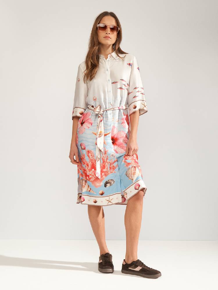 NUOCEANA SHIRT DRESS