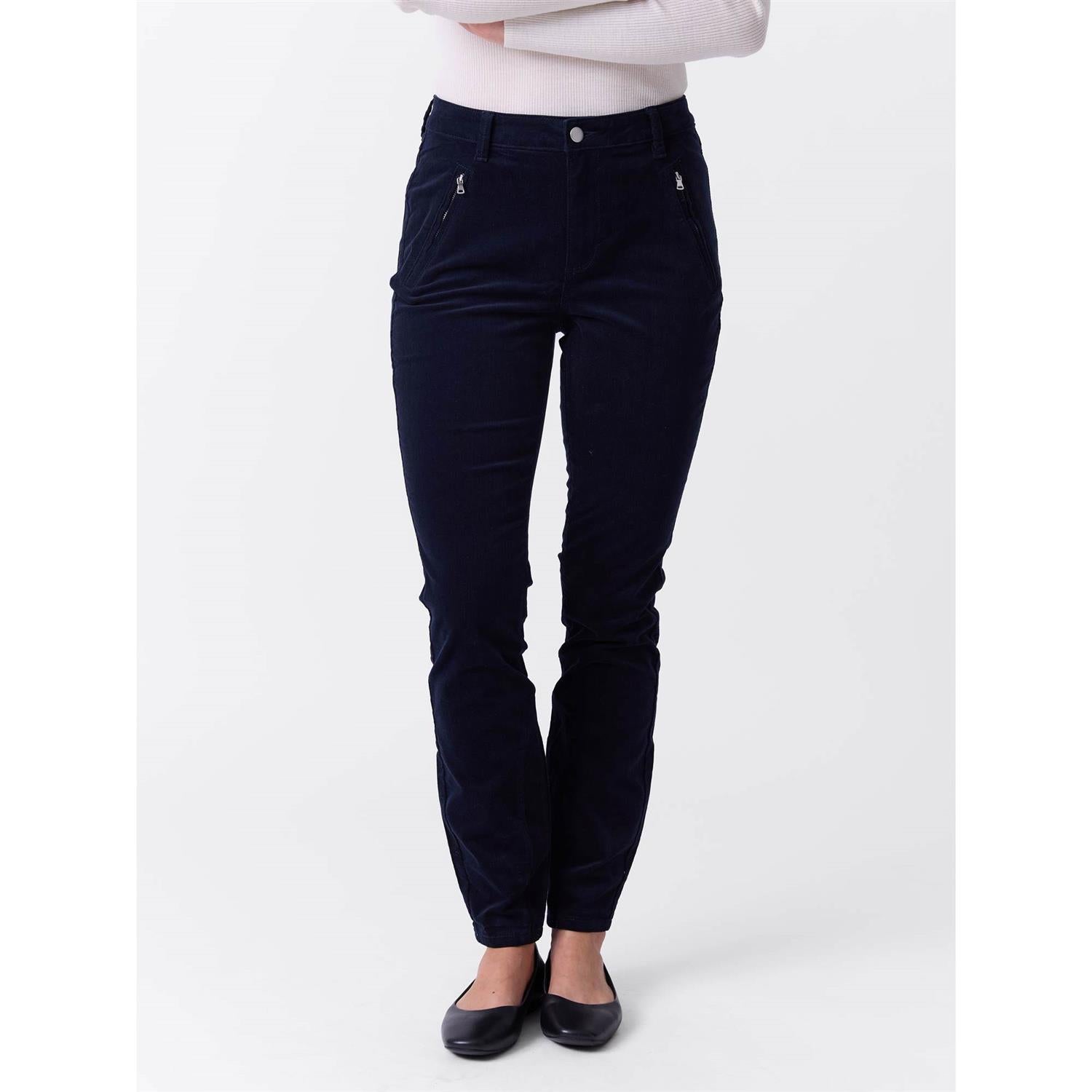 Paris Zip Cordbukse