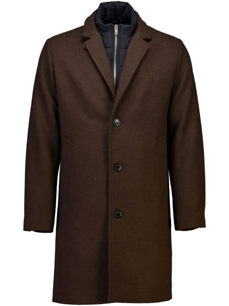 Detachable Collar Lapel Coat