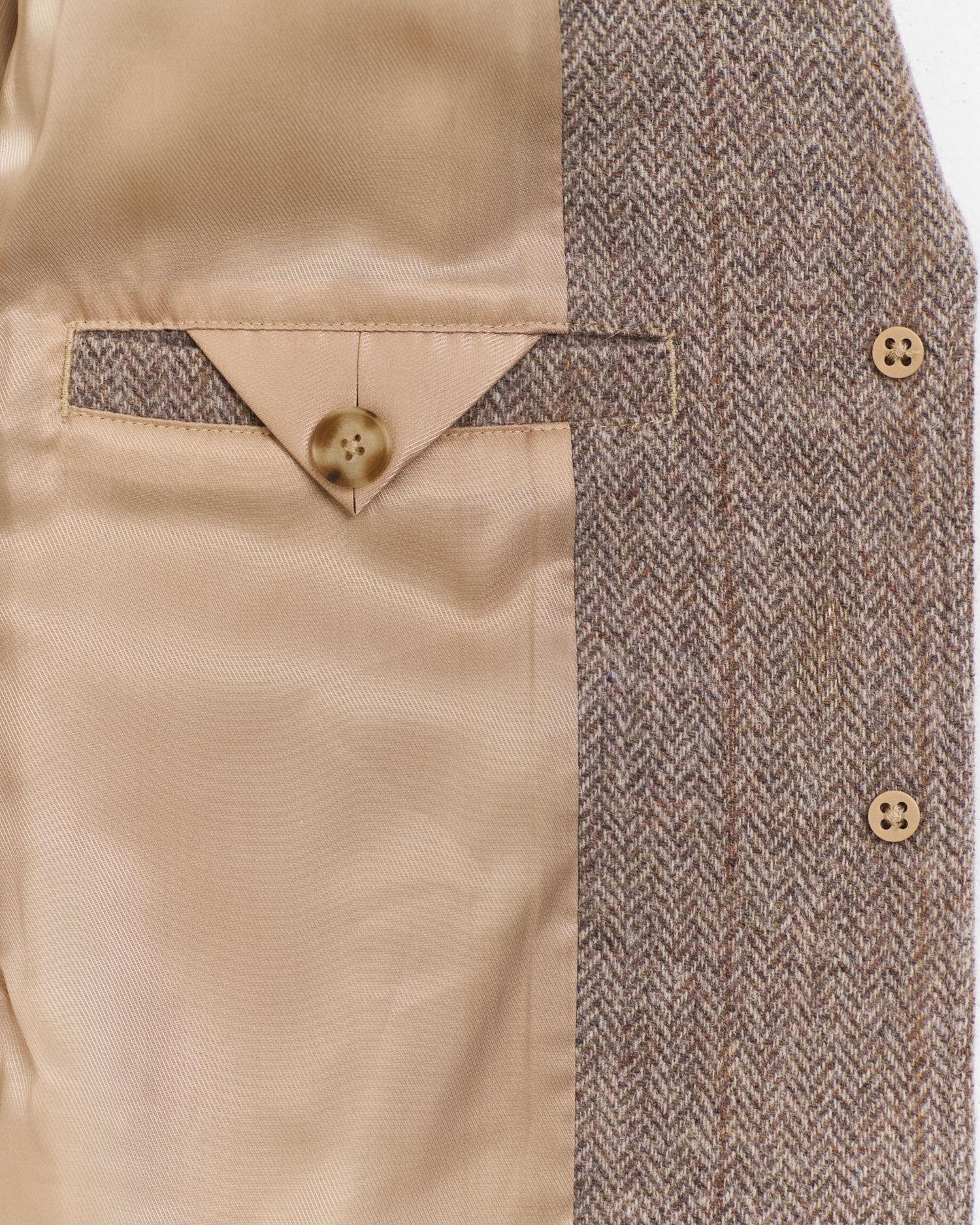 REG HERRINGBONE SHORT BLAZER