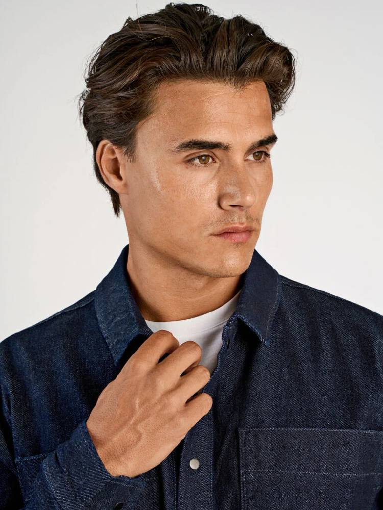Indigo overshirt L/S