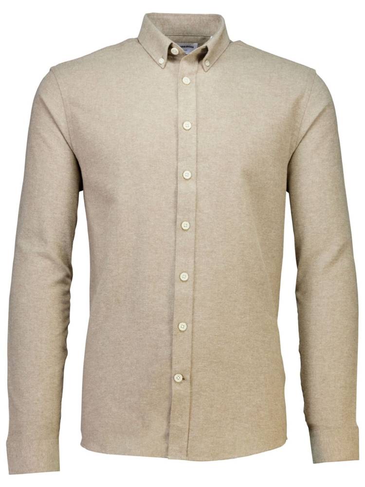 Mélange brushed shirt L/S