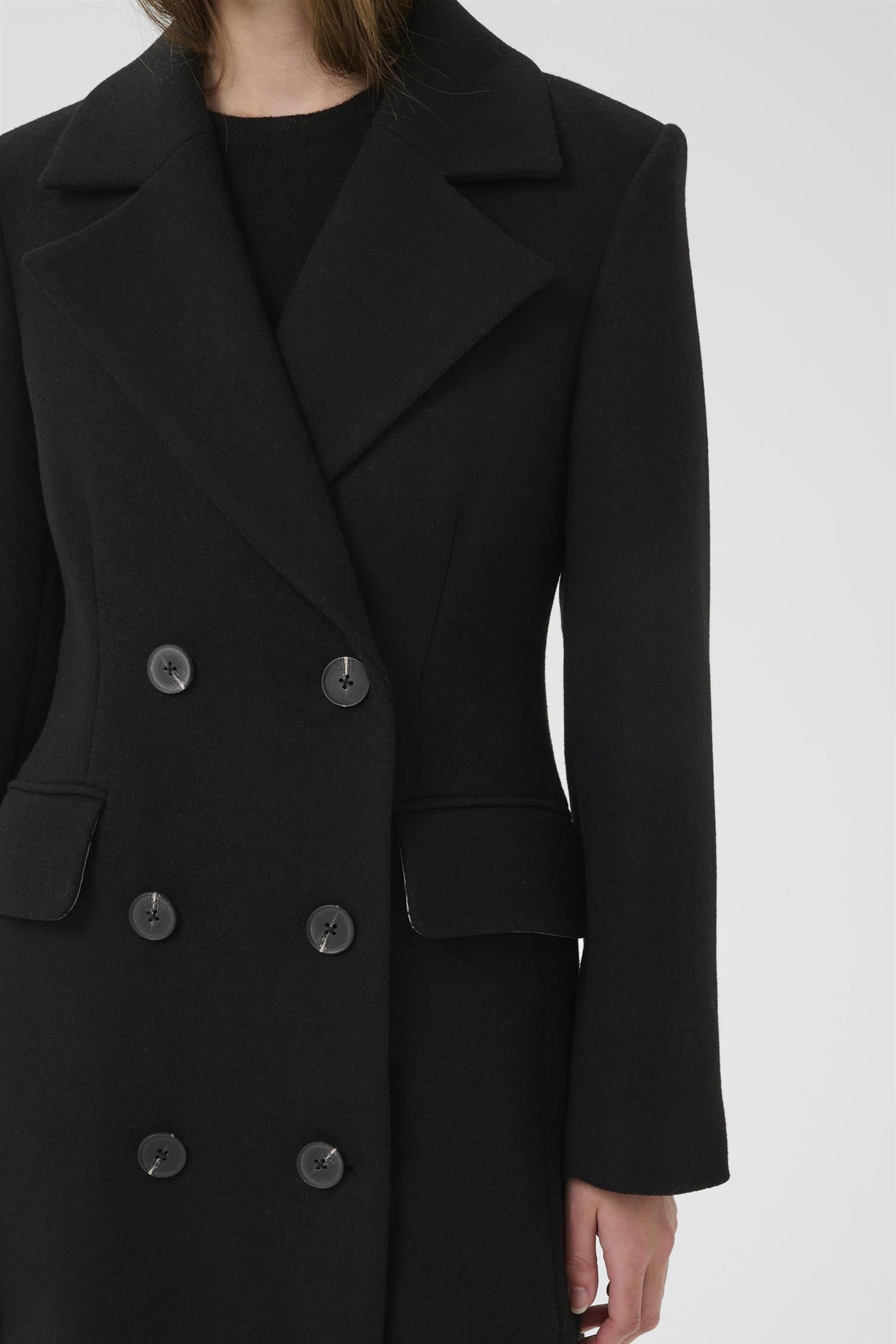 Thoraiw Lapel Coat R