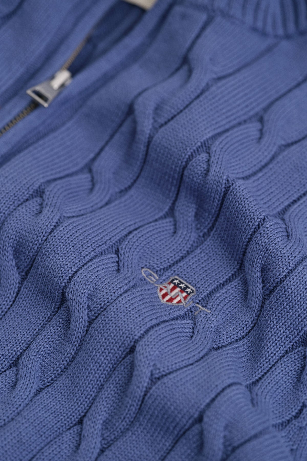 Cable Knit Half-Zip Sweater