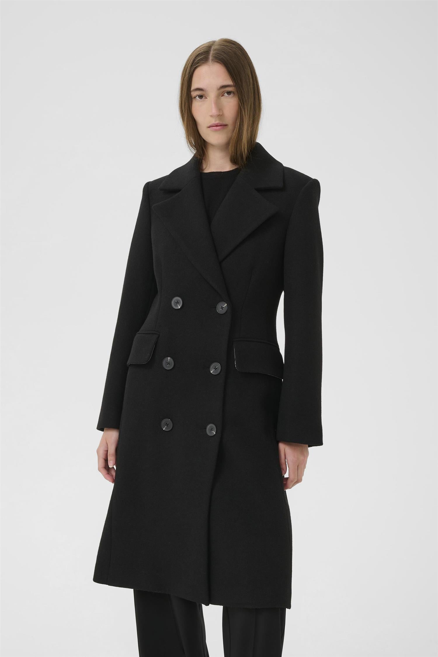 Thoraiw Lapel Coat R