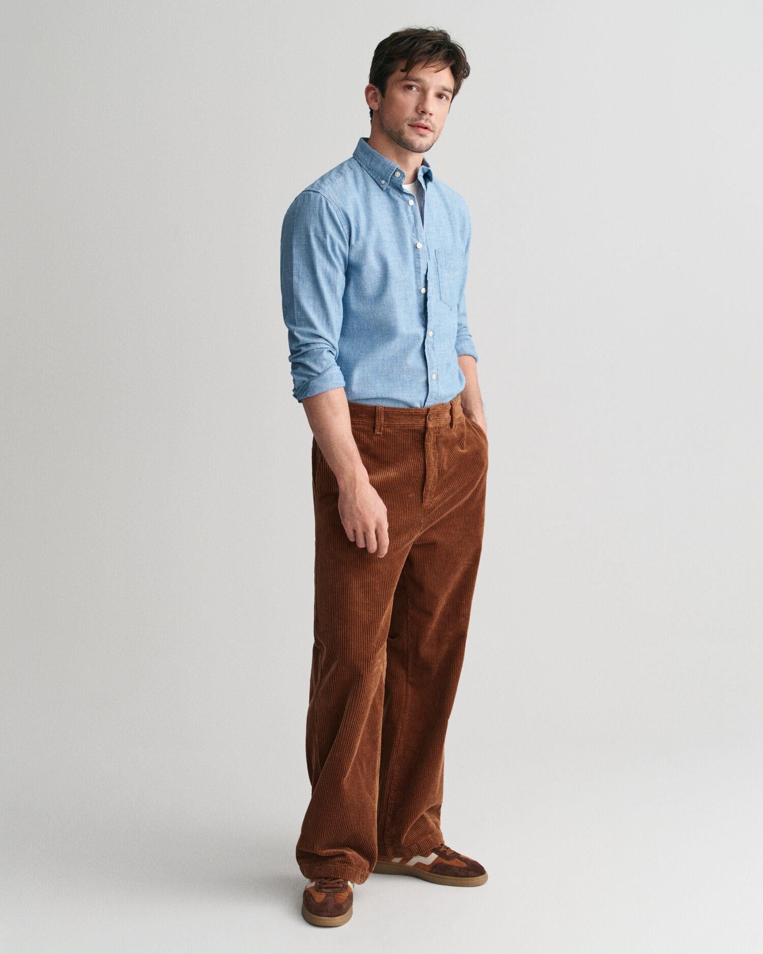 REG INDIGO CHAMBRAY SHIRT