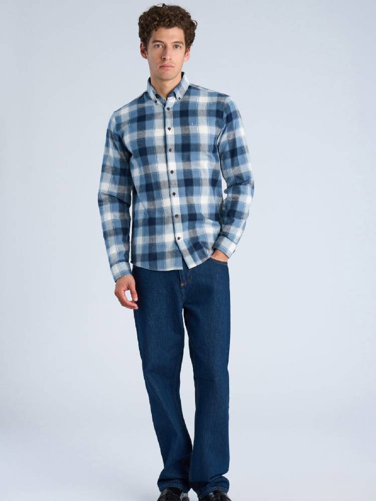 Checked Brushed Shirt L/s