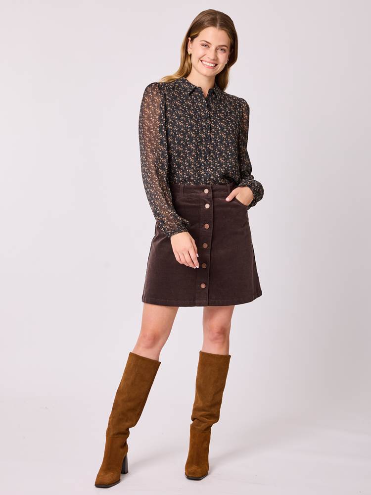 Brielle chiffon bluse