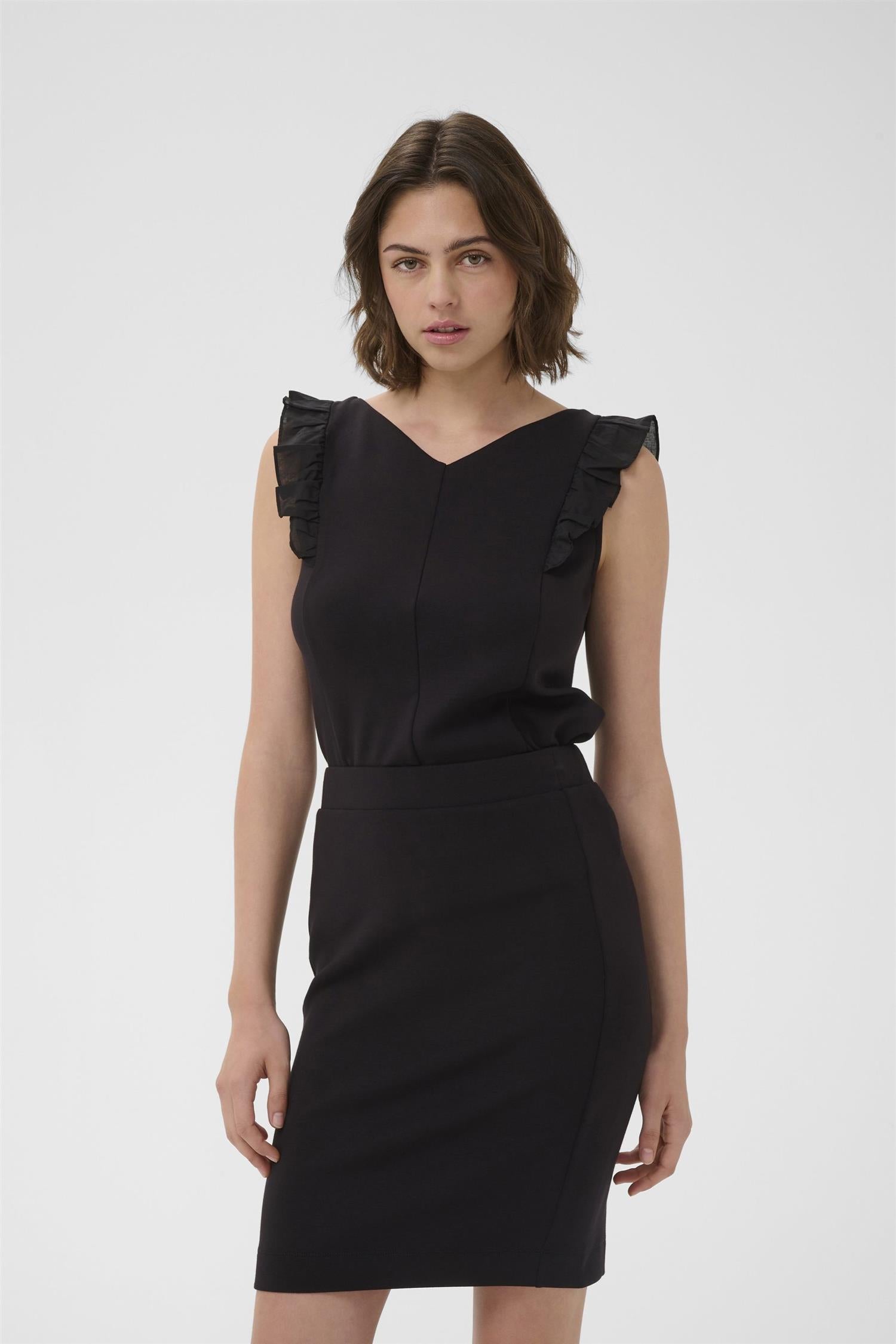 Picueiw Vincentiw Flounce Top