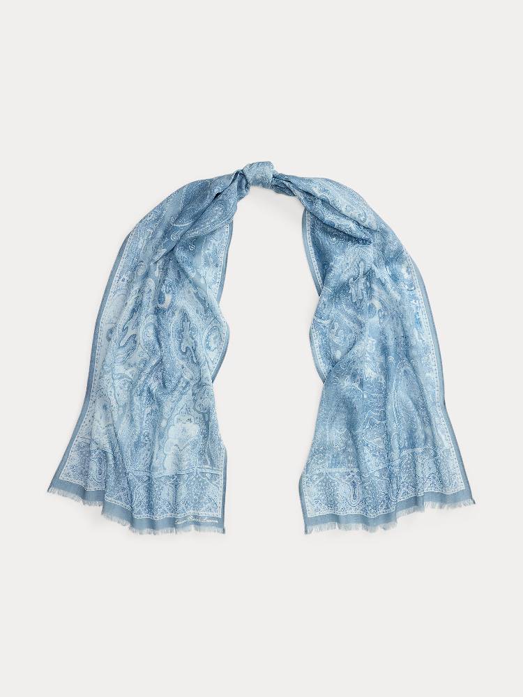 PSLY OVR OBL-SCARF