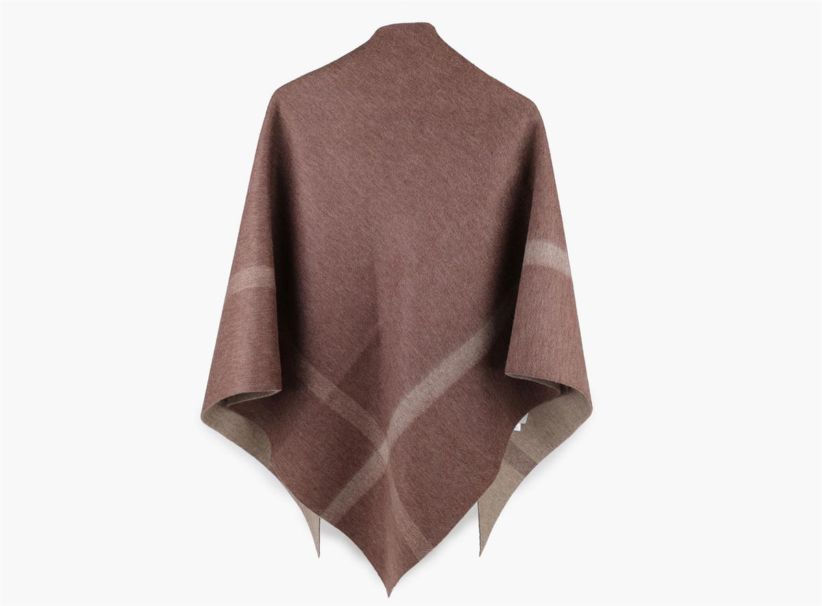 Nina Double Sided Wool Shawl