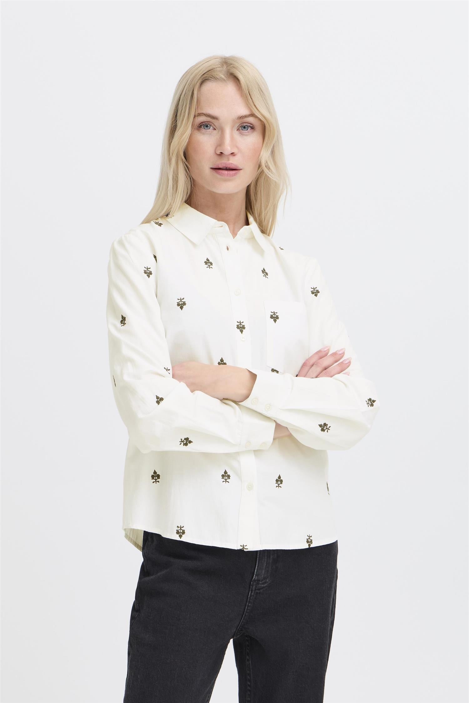 Byhilou Emb Shirt