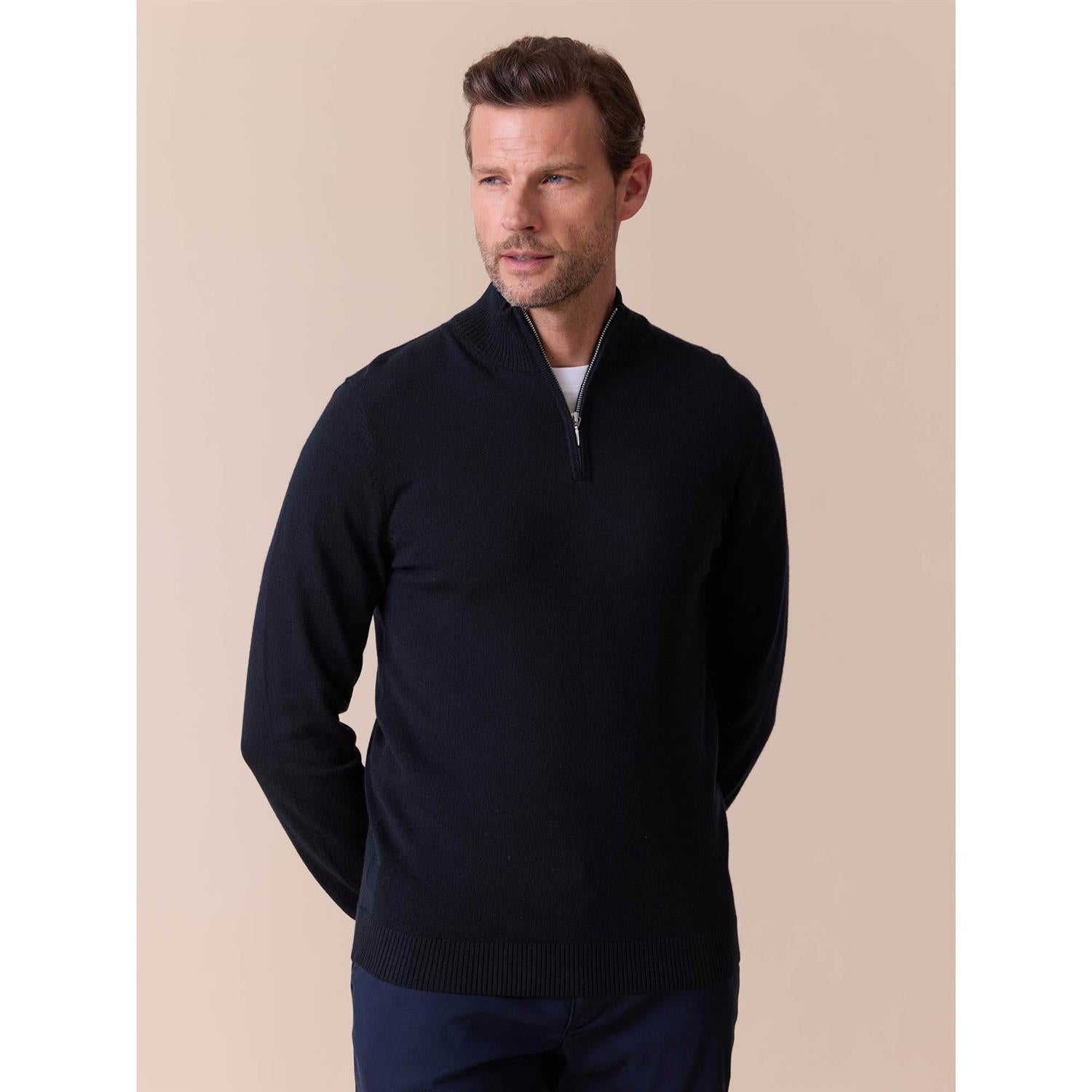 Berto Merino Zip Genser