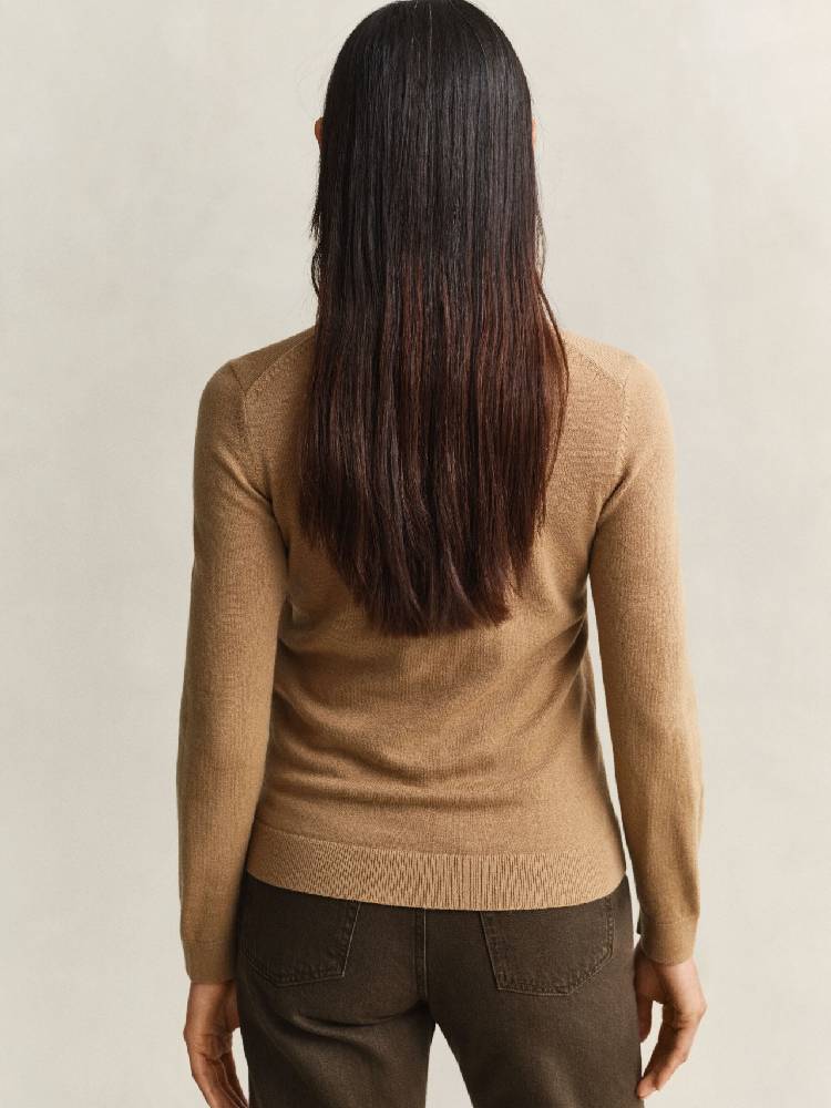 WOOL COTTON C-NECK