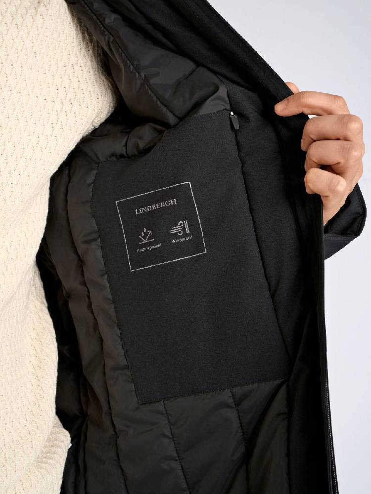 Short parka jacket