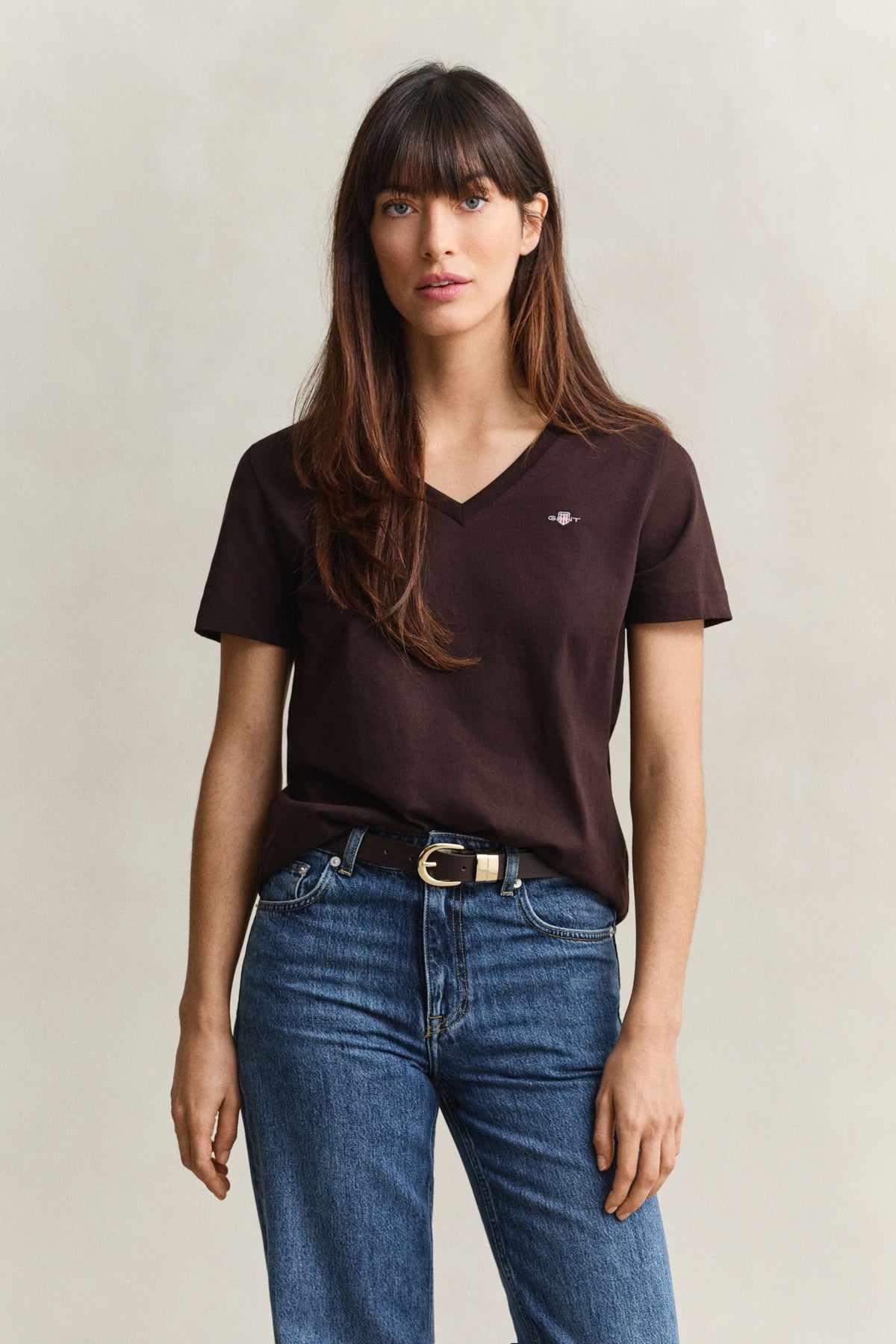 Reg Shield Ss V-Neck T-Shirt