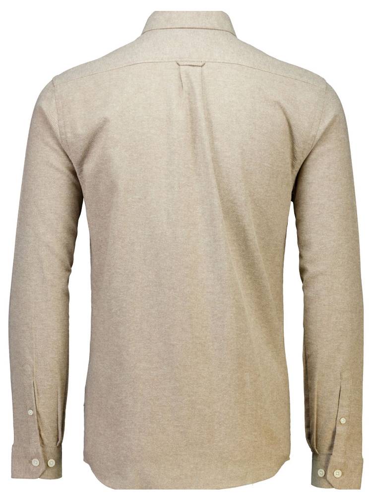 Mélange brushed shirt L/S