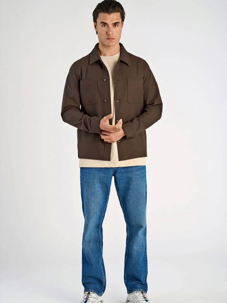 Superflex Brushed Melange Overshirt