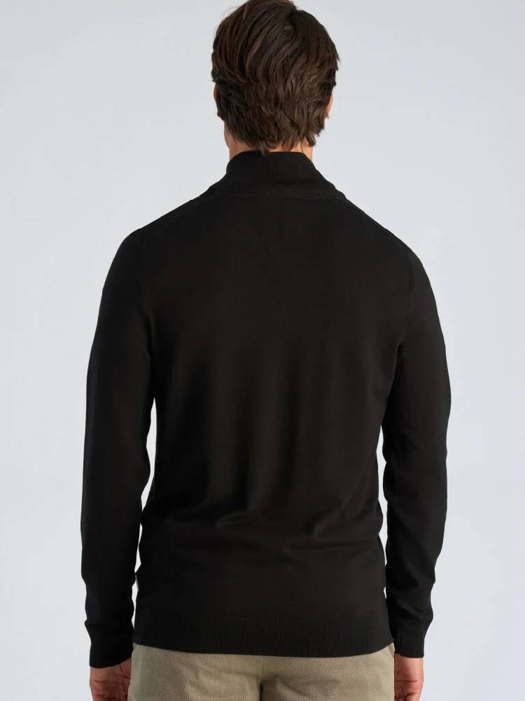 Soft Viscose Blend Half Zip Sweater