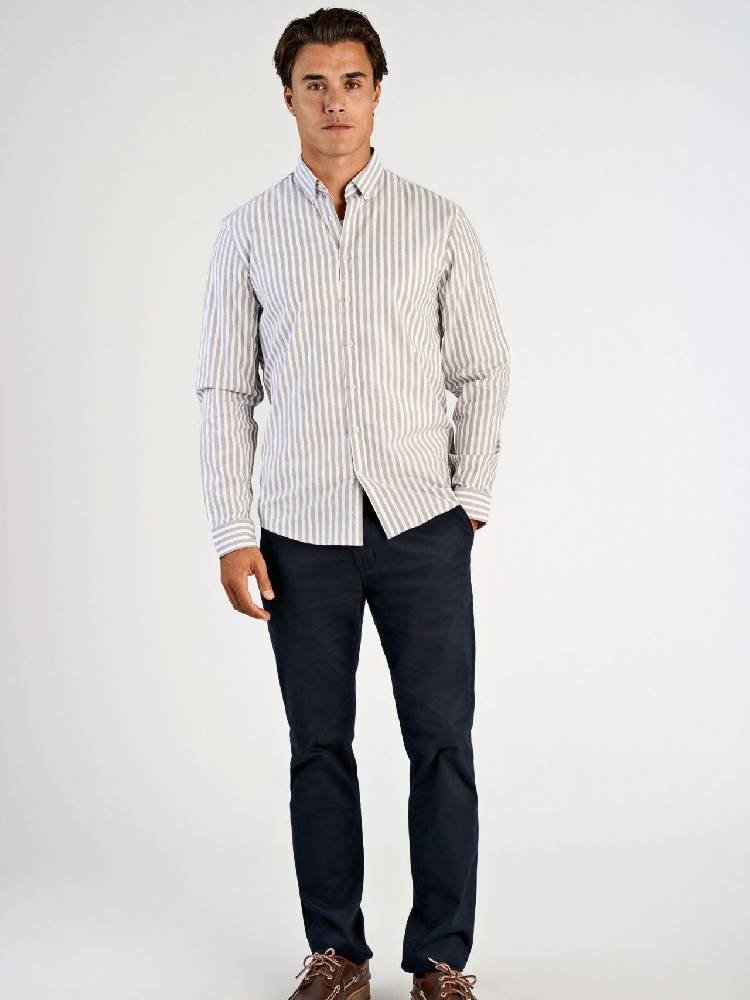 Striped superflex oxford L/S