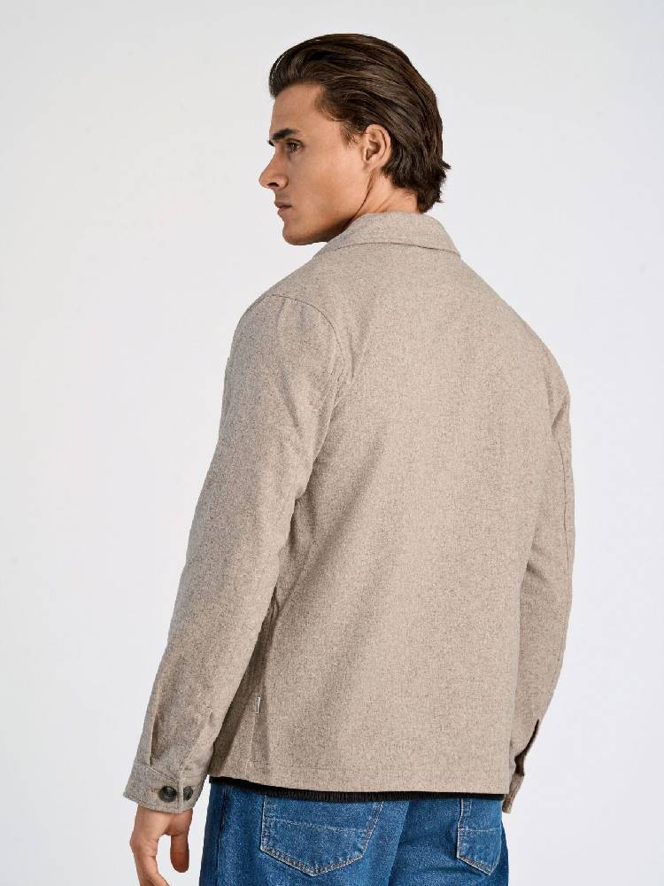 Cropped length overshirtjacket